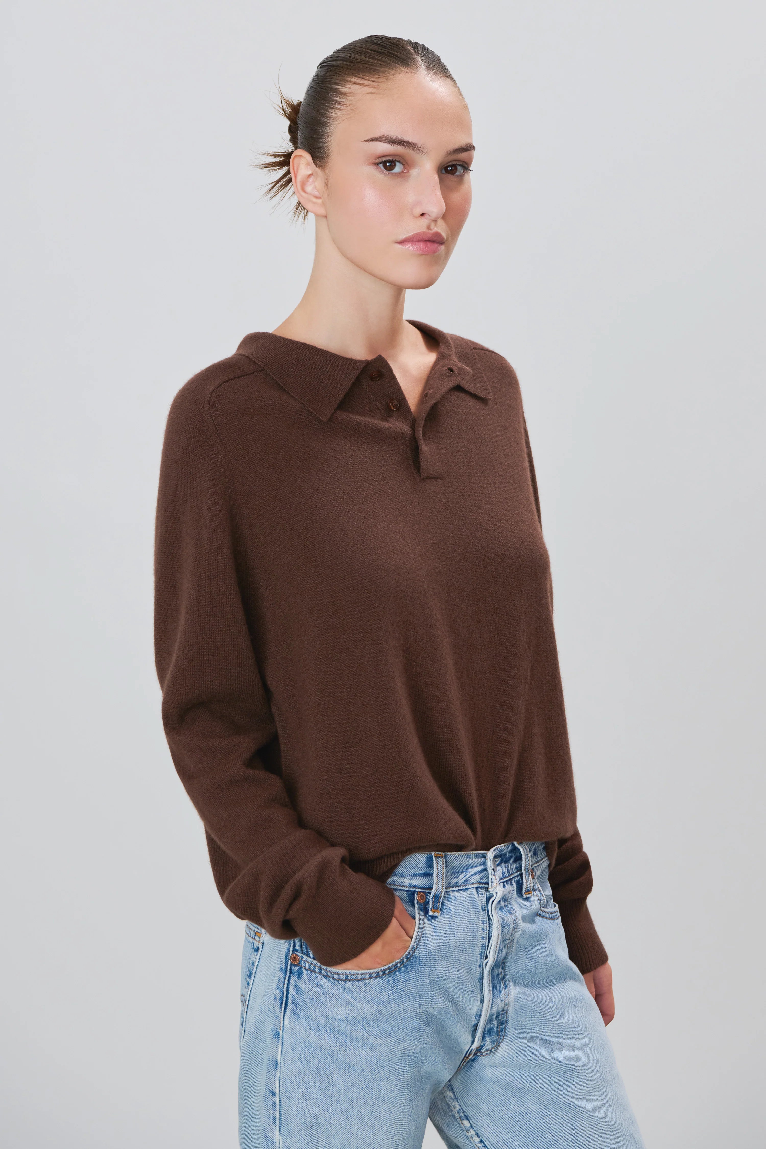 Brady Sweater Chocolate