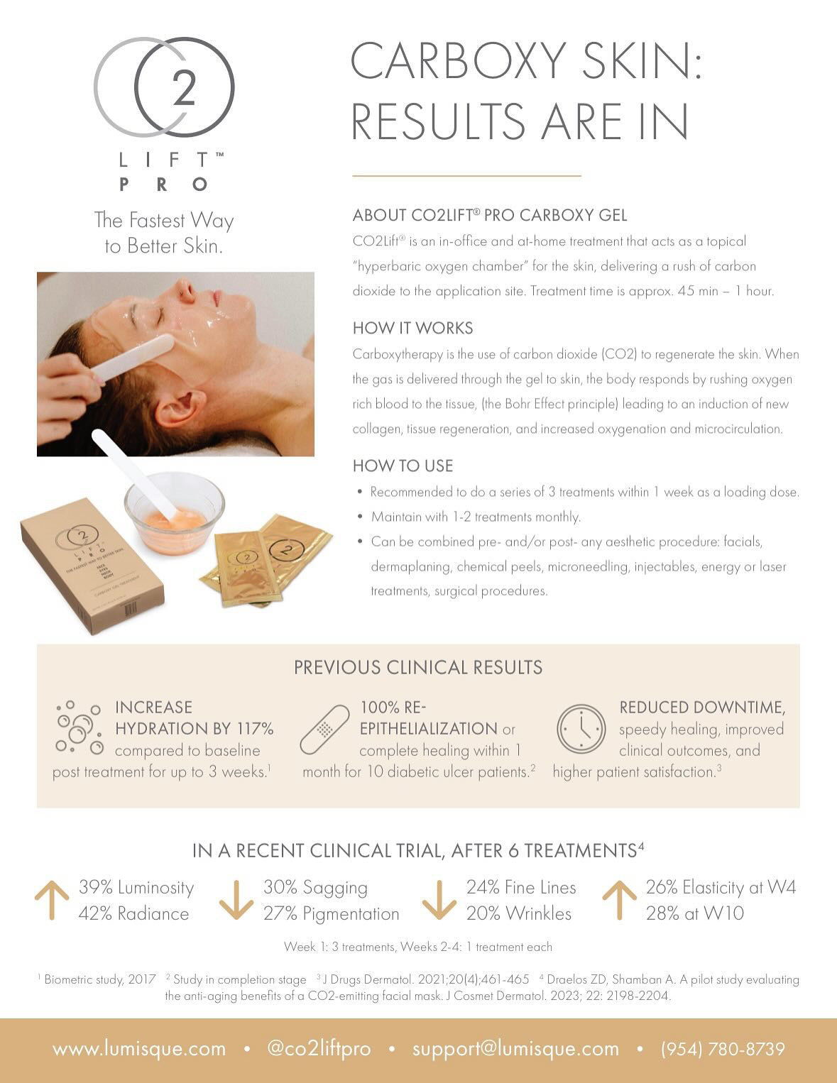 CO2Lift Pro Carboxy Gel Treatment - 3 Treatments