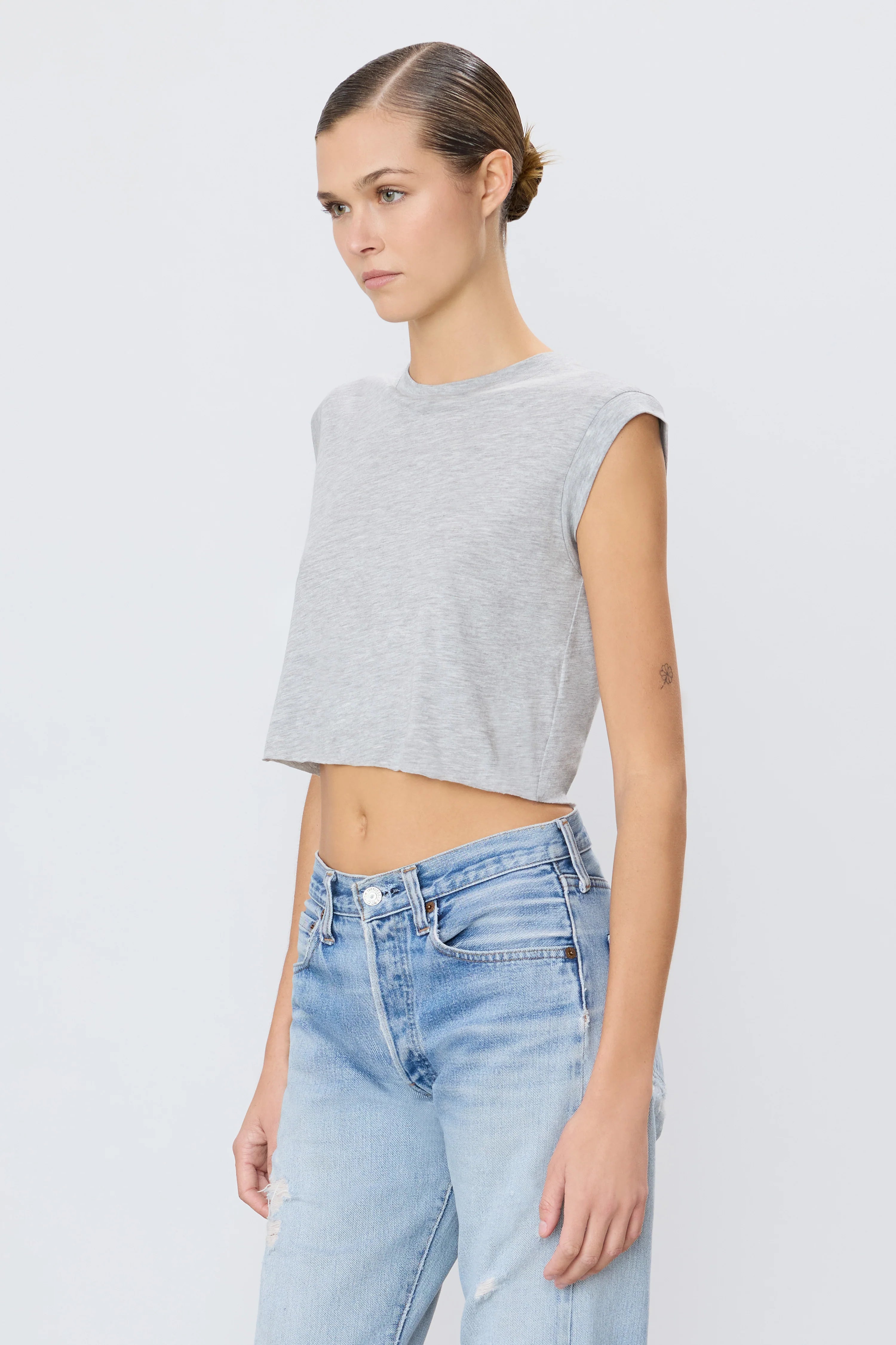 Cropped Muscle Tank