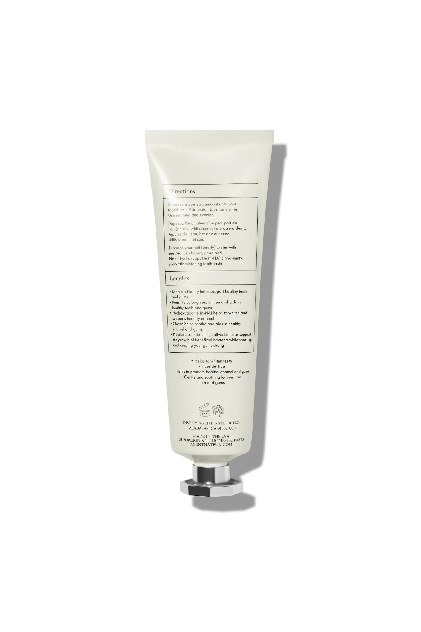 Holi (pearly) Whites Probiotic Whitening Toothpaste