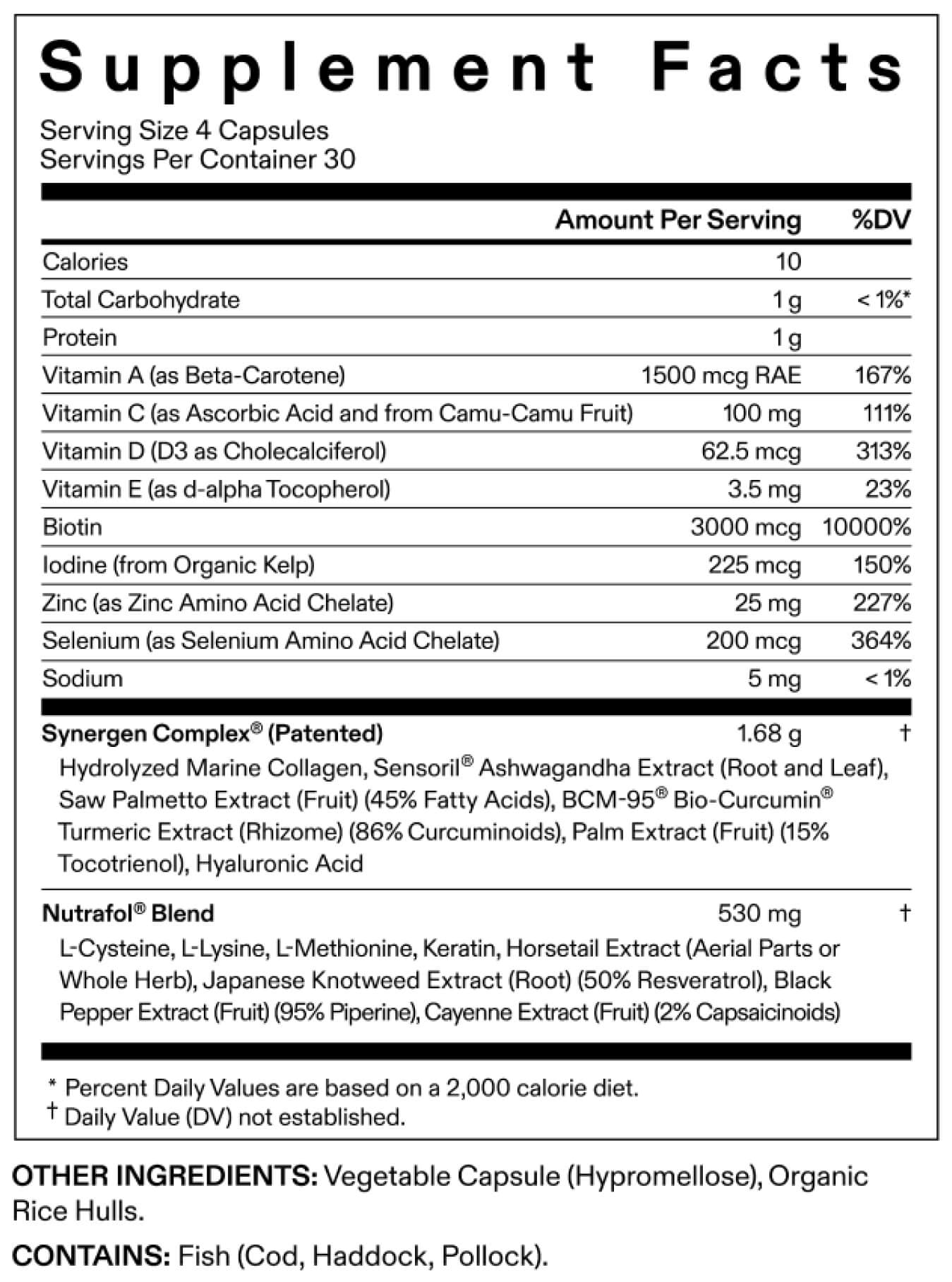 Hair Growth Nutraceutical Balance Pack