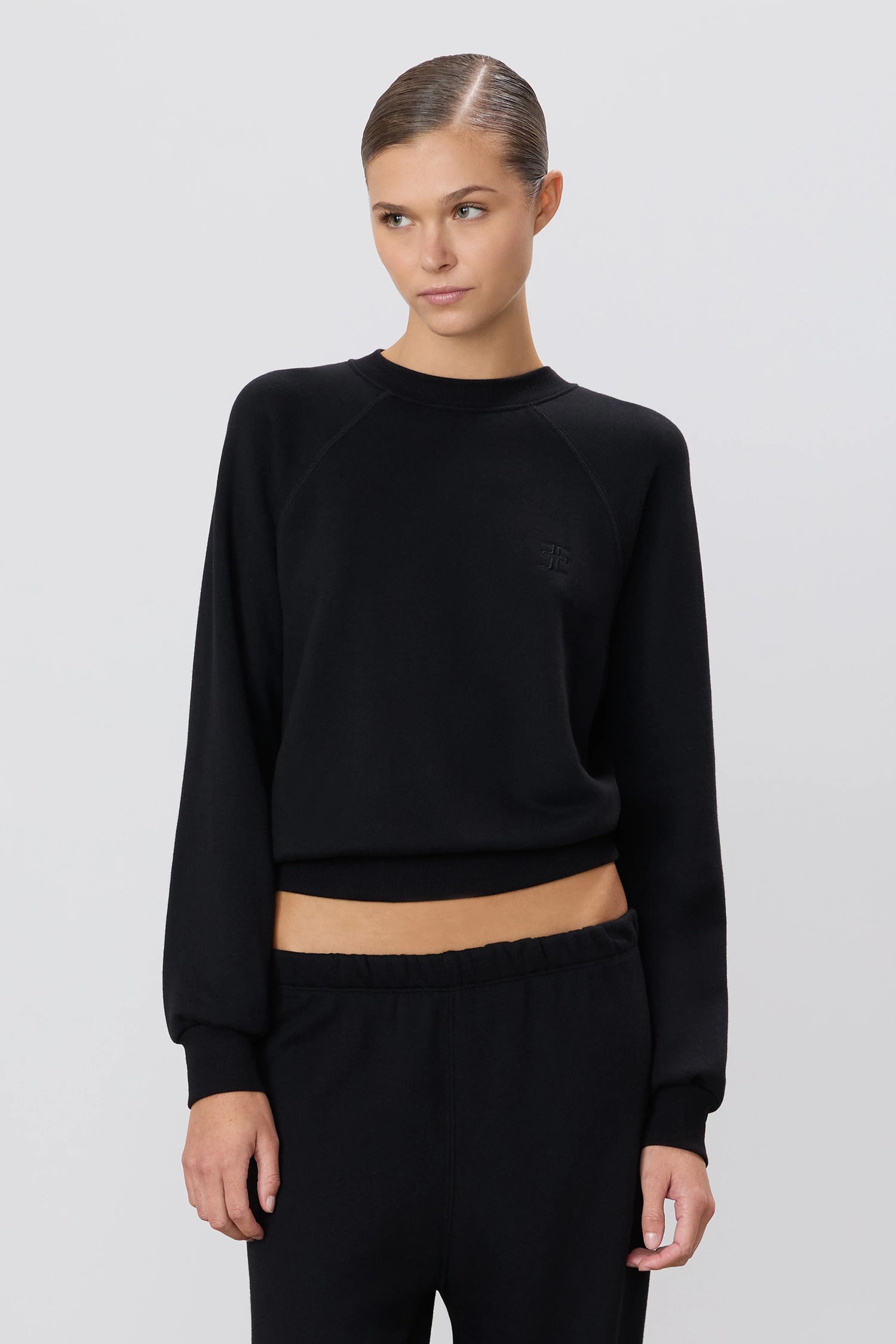 Shrunken Hoodie Sweatshirt