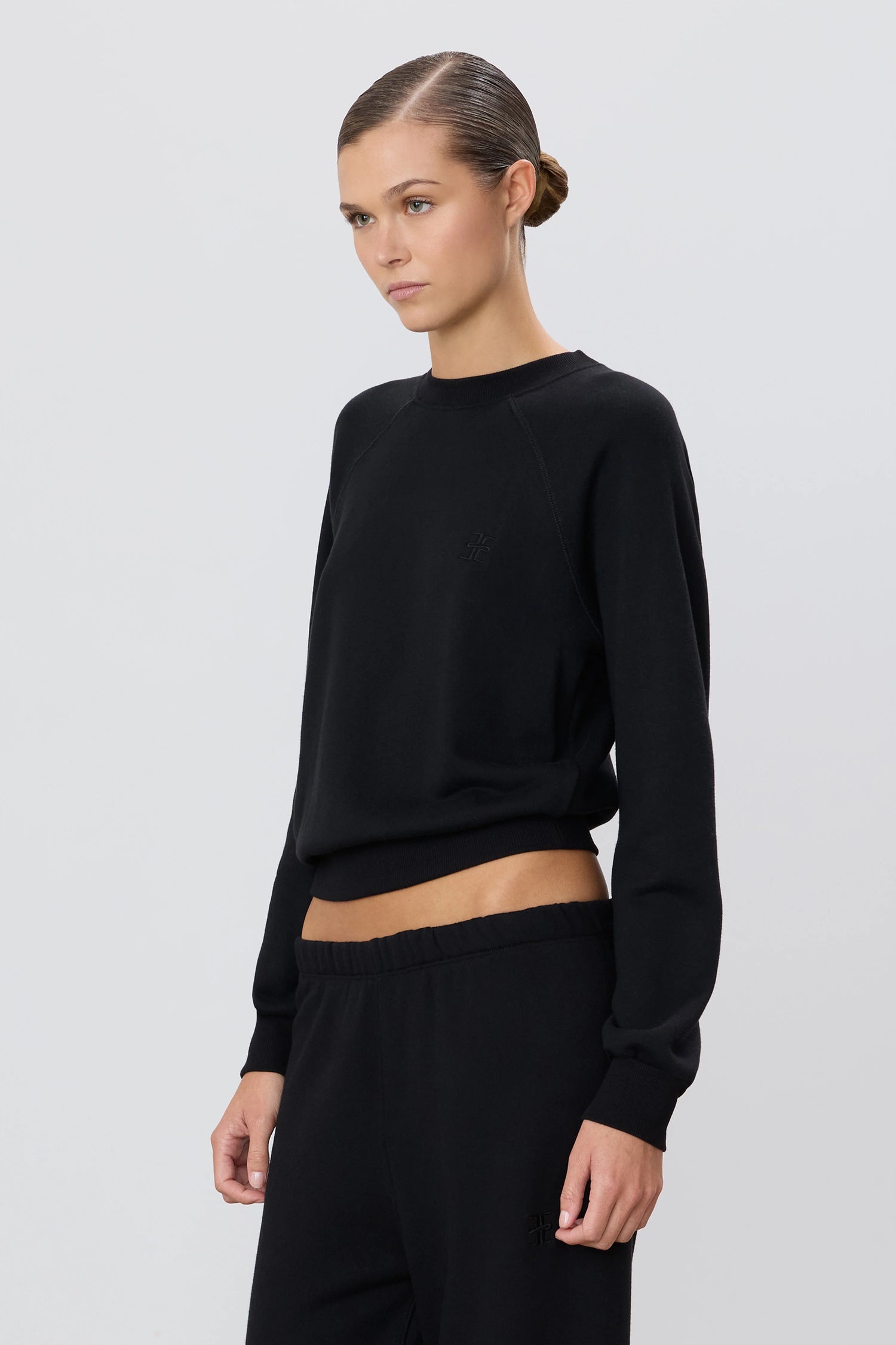 Shrunken Hoodie Sweatshirt