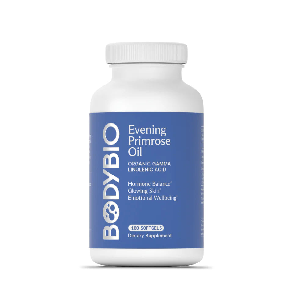 Supports hormonal balance and women’s health*
Rich in GLA for skin hydration and elasticity*