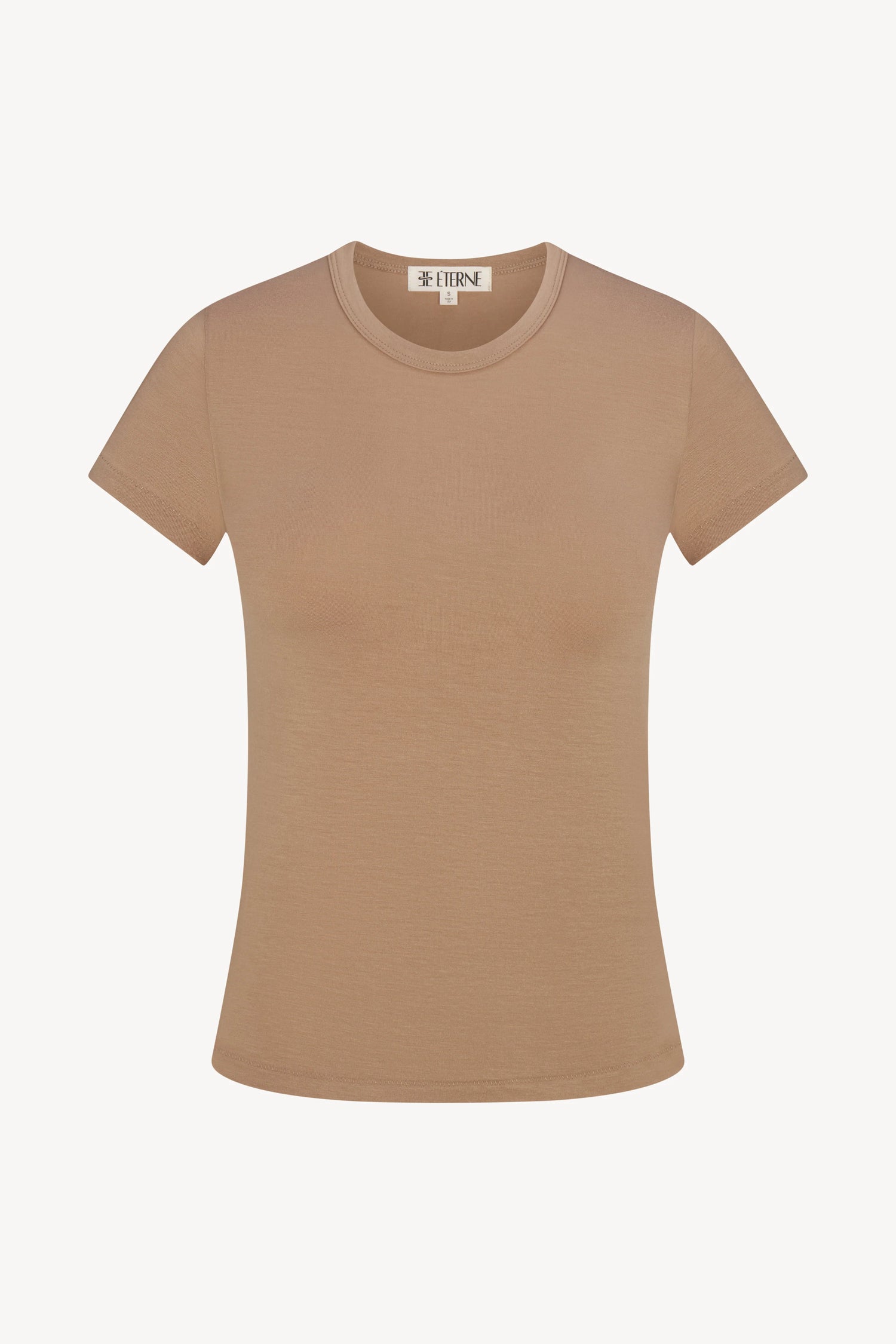 Fitted Crewneck Short Sleeve T-Shirt