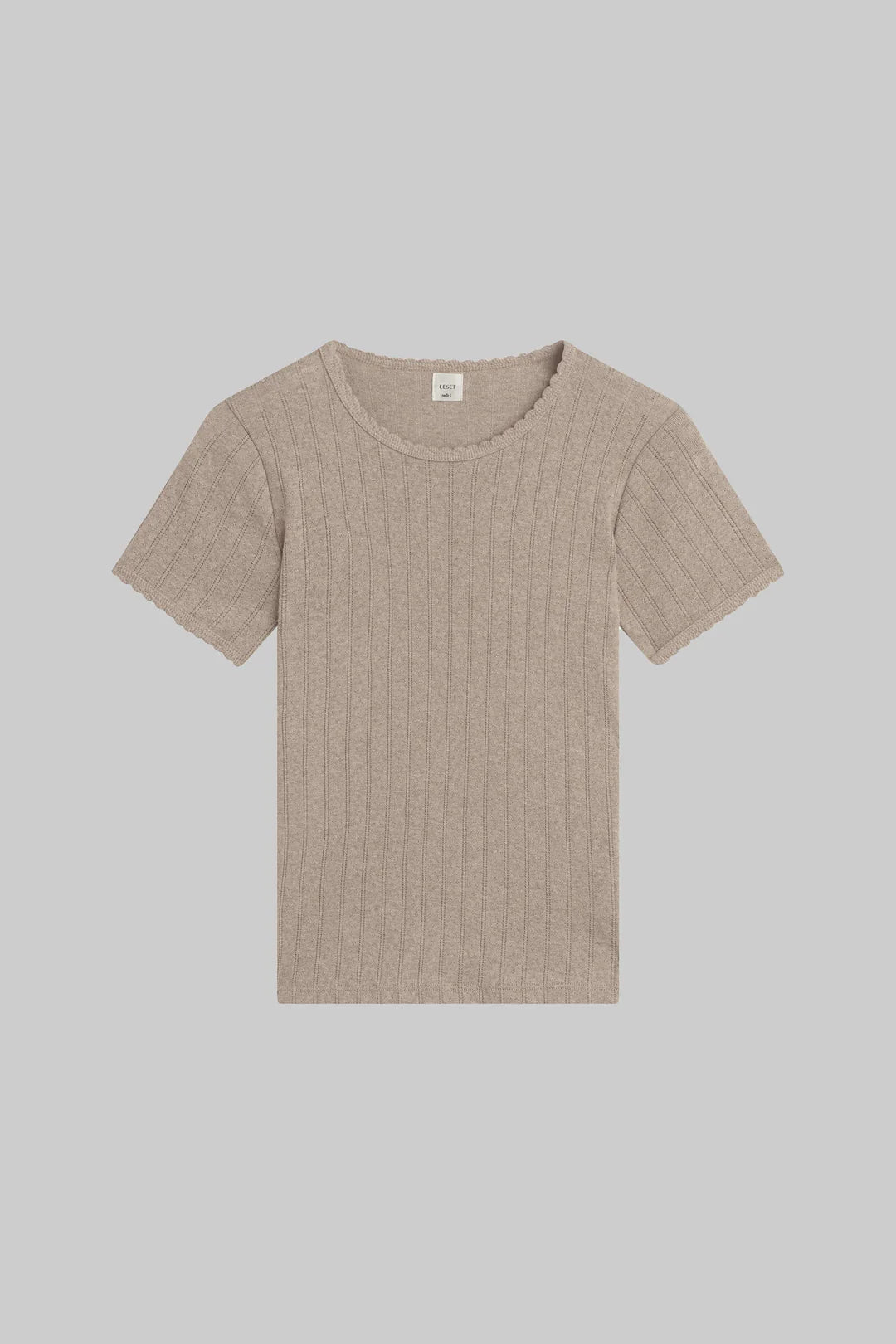 Pointelle Slim Fit Tee