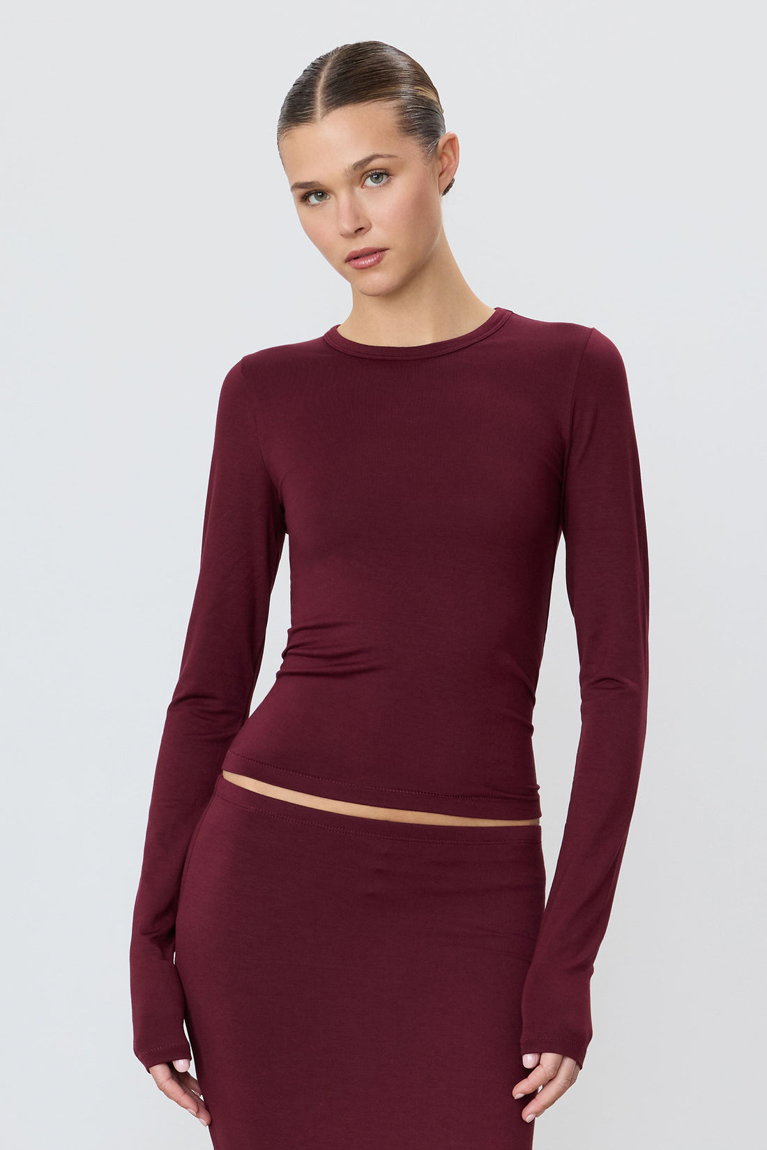 Long Sleeve Fitted Top