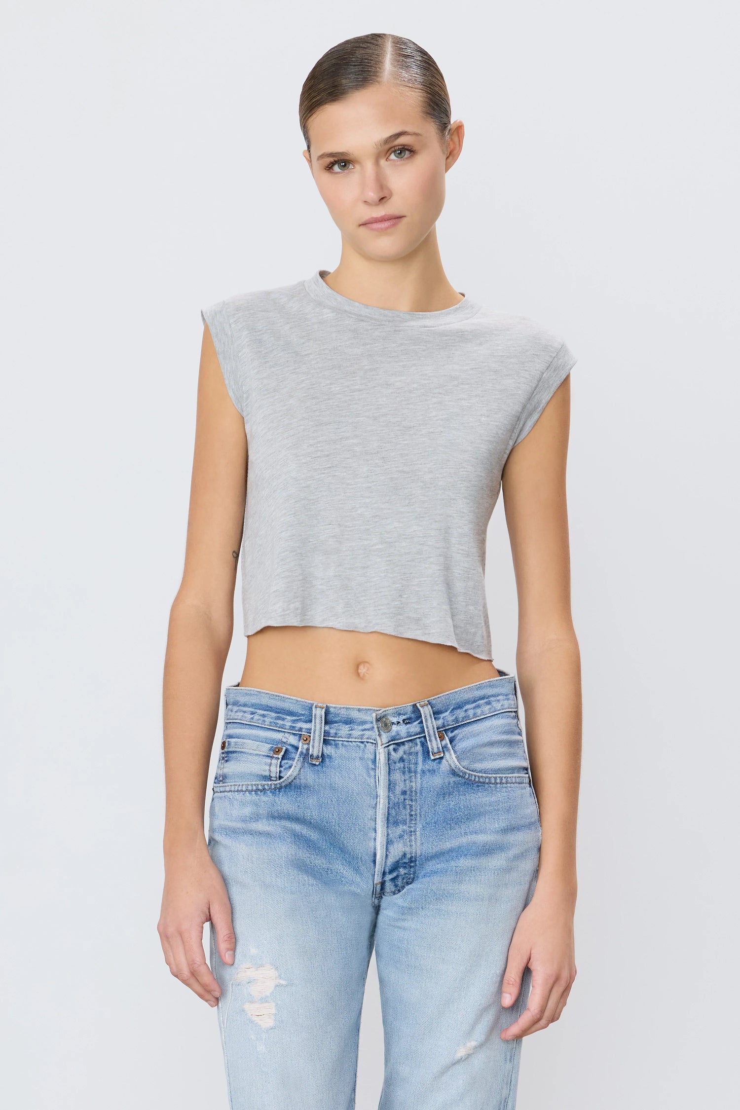 Cropped Muscle Tank