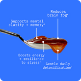 Repair and protect your cells*
Sharpen memory and focus*
Support liver function and daily detox*
Boost resilience to stress*
Promote healthy aging*