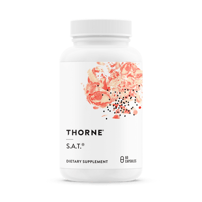 S.A.T. (Silymarin, Artichoke, Turmeric) is a liver-protective formula that provides curcumin and milk thistle extracts as well-absorbed phytosomes.* Artichoke provides support for fatty liver.*